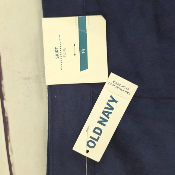 Old Navy Jupe faux suede mini skirts, front snaps size 14, NWT - Picture 8 of 11